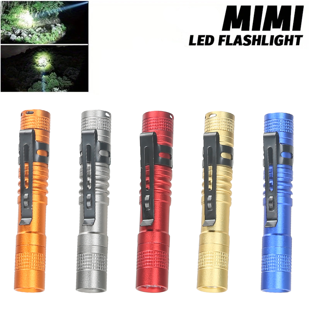 Outdoor Lighting Lumen - ミニポータブル LED ペンライト クリップ付き 超高輝度 高ルーメン