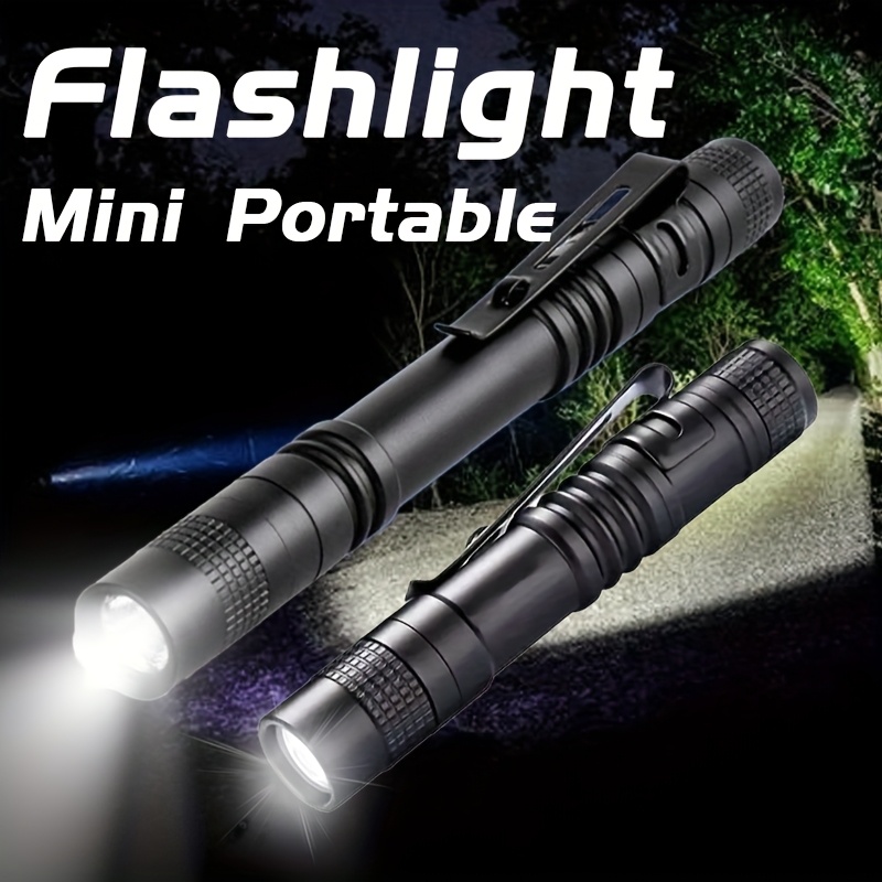 Outdoor Lighting Lumen - ミニポータブルLED懐中電灯ポケット超明るい高ルーメンハンドヘルドペンライトlinterna ledトーチキャンプ屋外緊急用