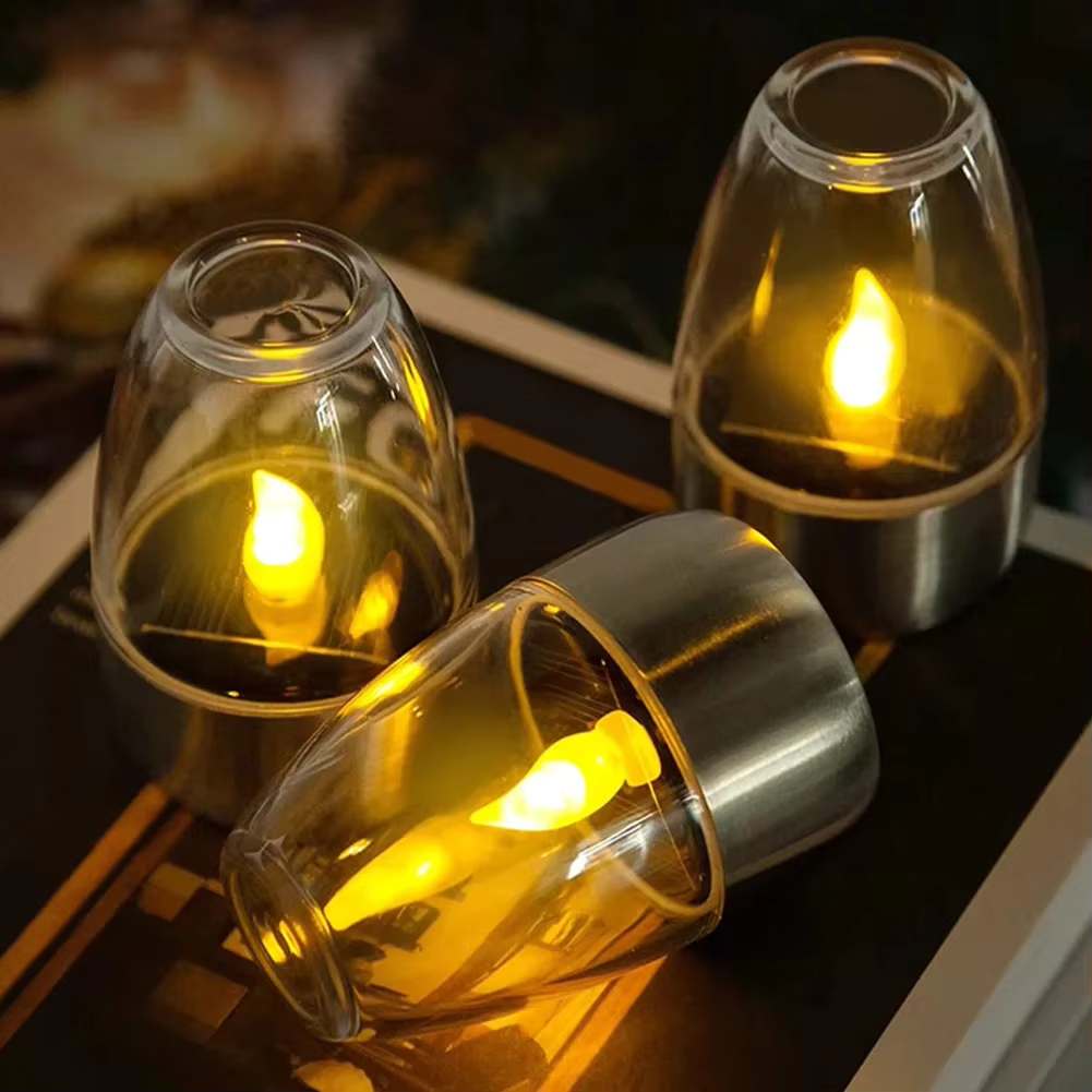Outdoor Lighting Transformer - LED ステンレス鋼ソーラーキャンドルライト屋外パティオガーデンソーラーランプ芝生デッキ装飾ナイトライトソーラーランタン