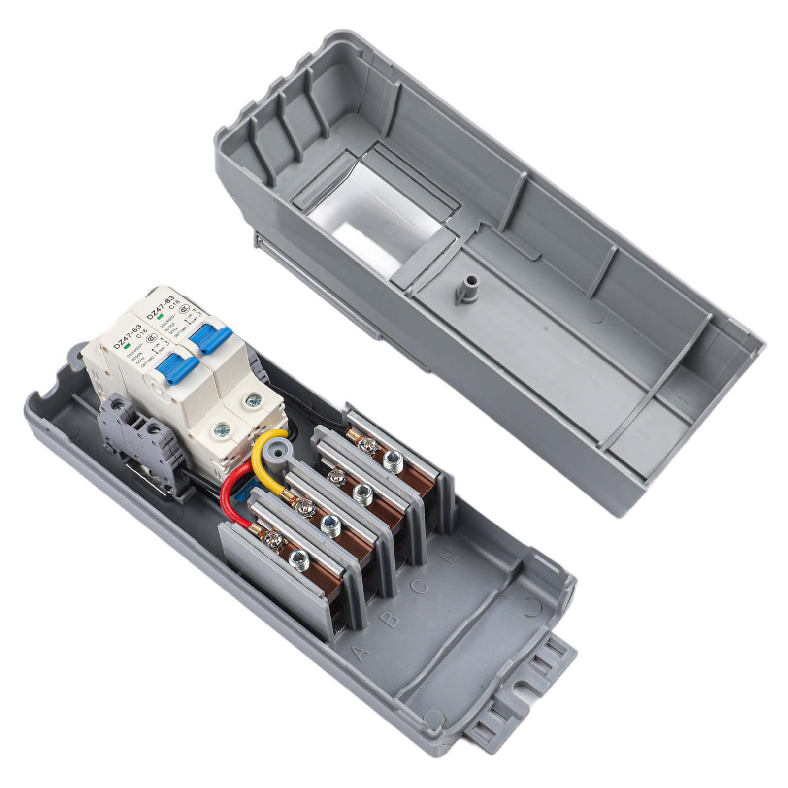 Outdoor Lighting Junction - 街路灯配電ボックス EKM2035 用 2P サーキットブレーカー用 プラスチックジャンクションエンクロージャ