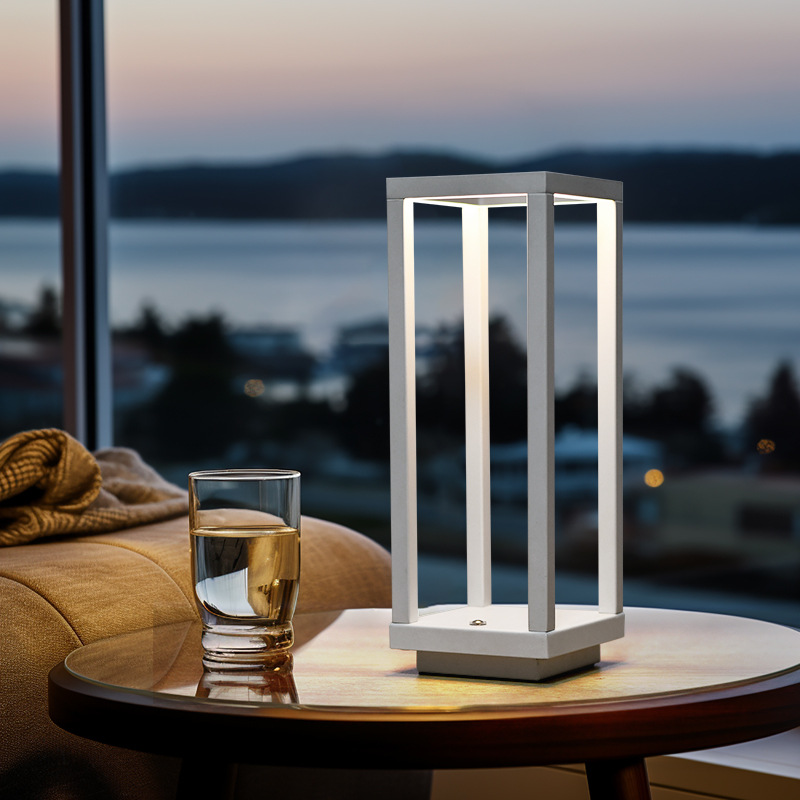 Outdoor Lighting Restaurant - LEDタッチ充電式デスクランプ 洋食レストラン雰囲気照明 屋外キャンプバーテーブル雰囲気ナイトライト