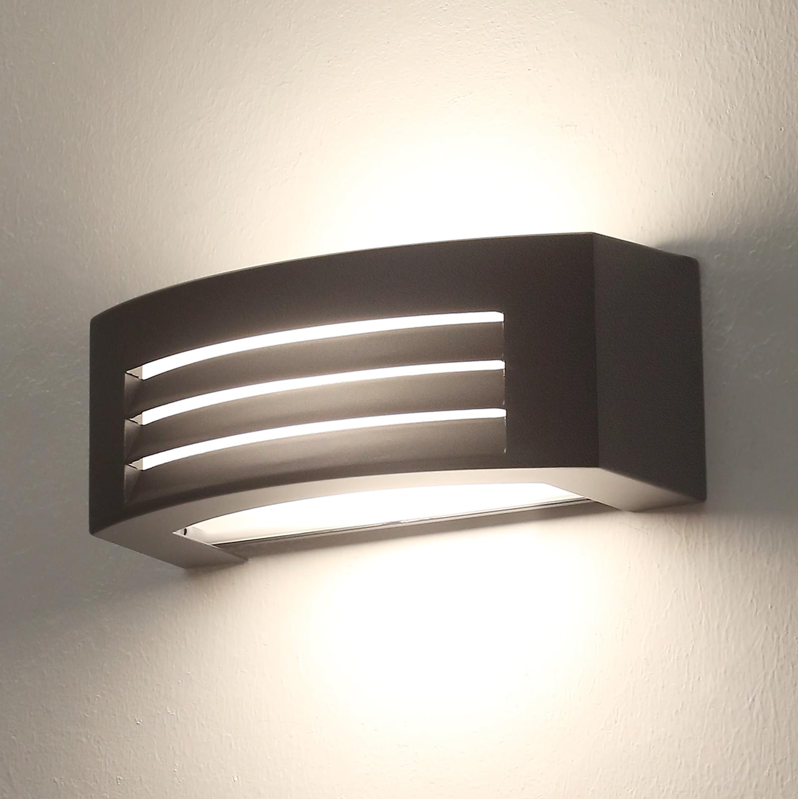Outdoor Lighting Mains Powered - 防水アルミニウム屋外ウォールライト,屋外LEDライト,E27ベース,IP54,パティオおよび屋外用