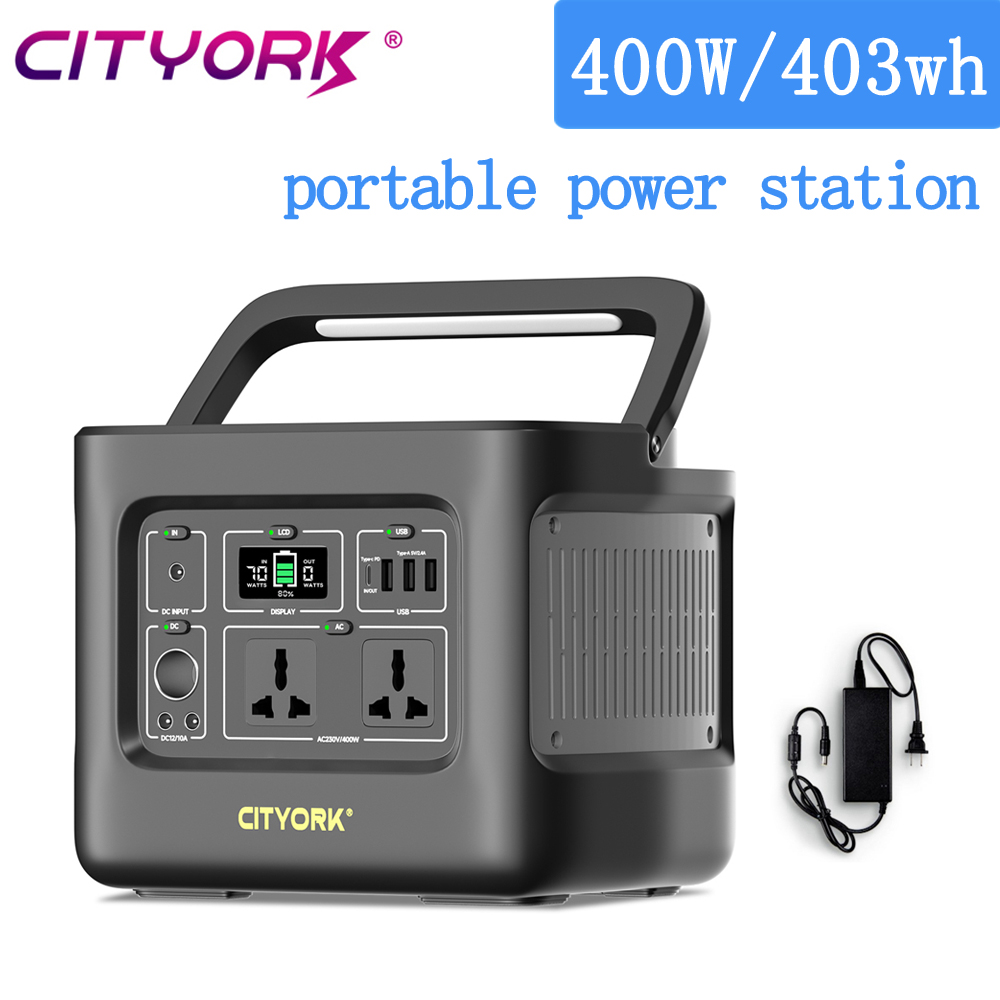 Outdoor Lighting No Outlet - ポータブル発電所,400W, ACコンセント,ホームバックアップ用ソーラー発電機,アウトドアキャンプ,非常灯