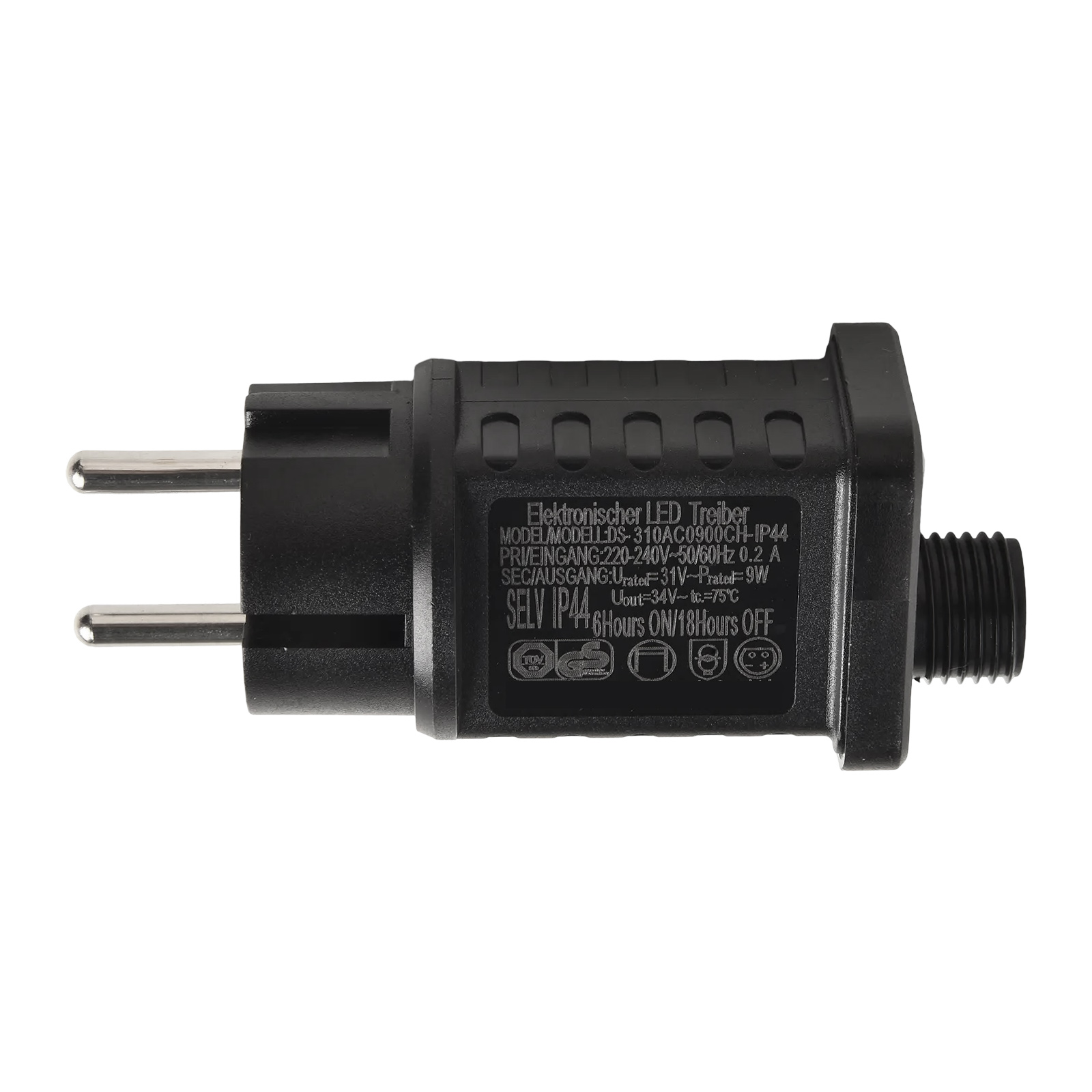 31V 9W LED 変圧器電源タイマー付きストリングライト - Outdoor Lighting Transformer のレビューと価格