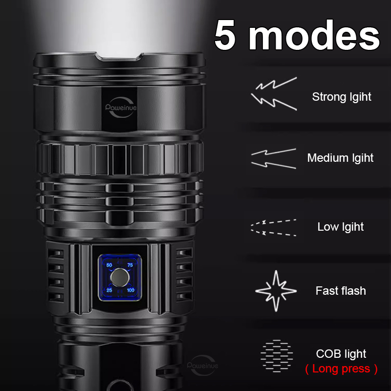 99000000LM 1500 ワット超強力懐中電灯 150 - Outdoor Lighting Mains Powered のレビューと価格