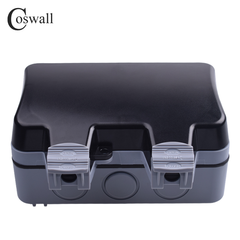 Coswall IP66全天候防水屋外壁電源ソケット16A  - Outdoor Lighting No Outlet のレビューと価格