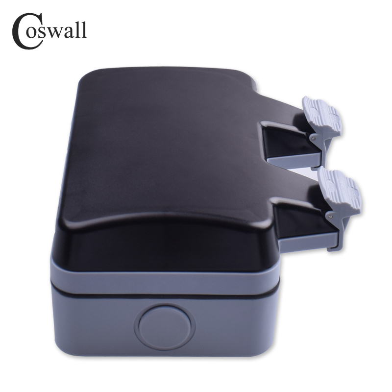 Coswall IP66全天候防水屋外壁電源ソケット16A  - Outdoor Lighting No Outlet のレビューと価格