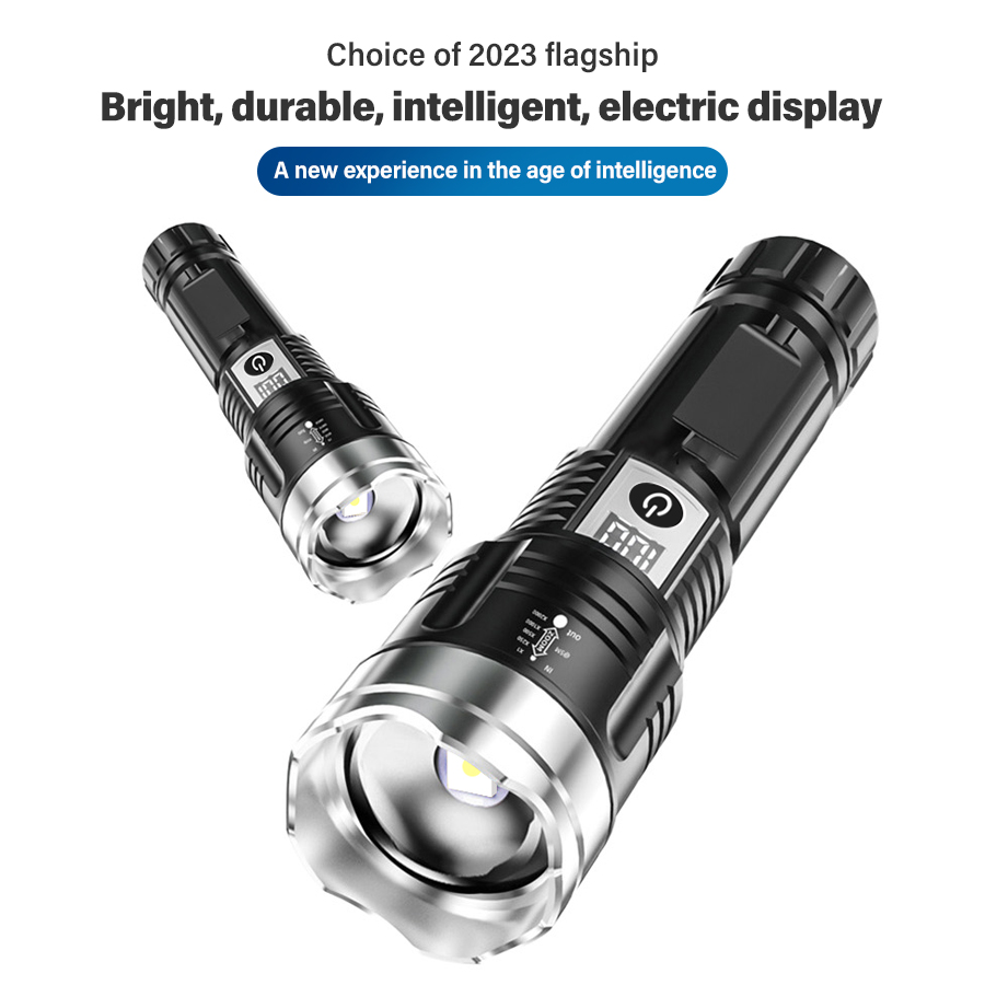 ハイパワー 200000LM LED 懐中電灯内蔵バッテリー - Outdoor Lighting Types のレビューと価格