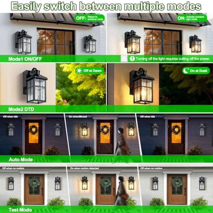 コンセントとリモコン付きポーチライト - GFCI付き屋外壁 - Outdoor Lighting No Outlet のレビューと価格