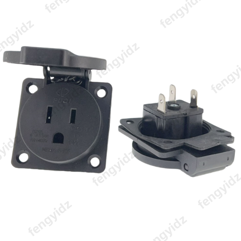 黒 125V 15A 20A IP44 CE アメリカ日本多 - Outdoor Lighting No Outlet のレビューと価格
