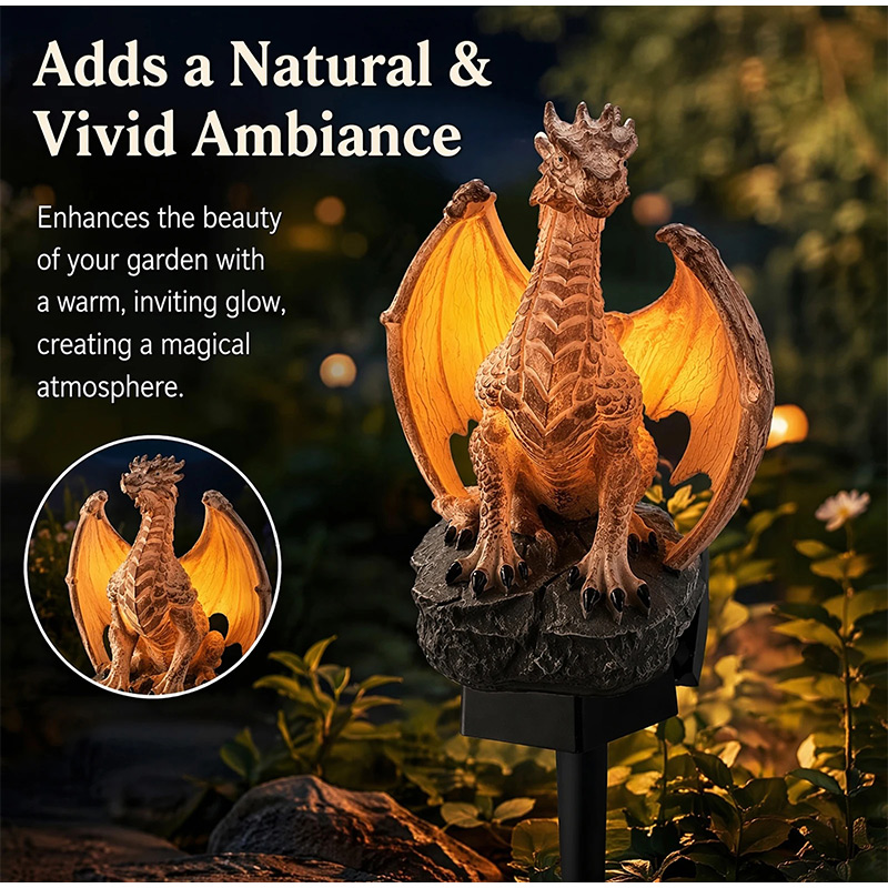 ドラゴンレガシーゴールデンエンバーエディションソーラーガーデ - Bollard Light Garden のレビューと価格