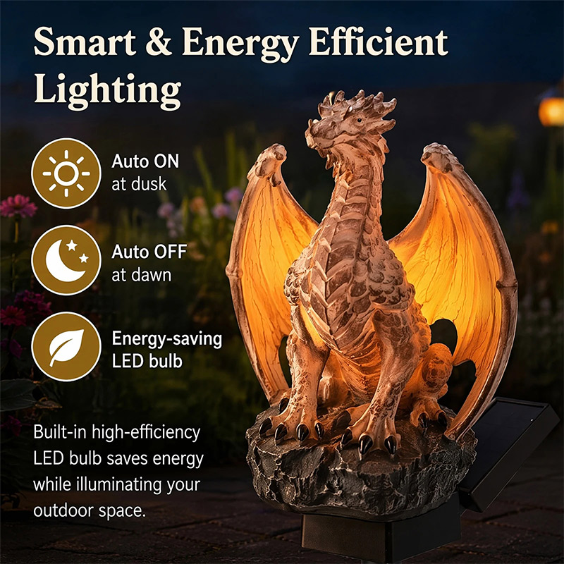 ドラゴンレガシーゴールデンエンバーエディションソーラーガーデ - Bollard Light Garden のレビューと価格