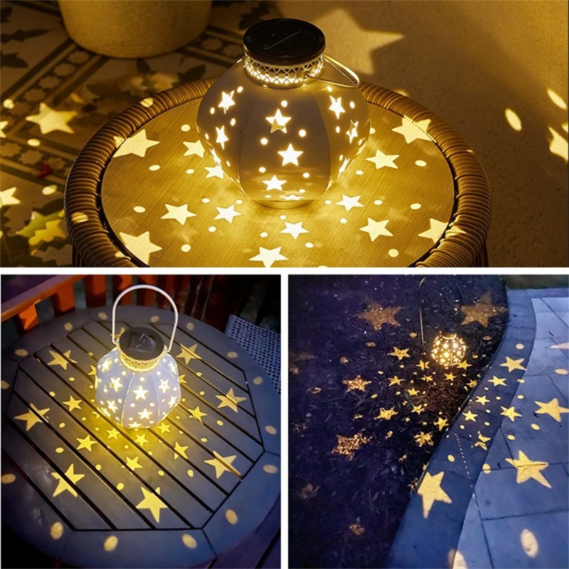 ガーデンスタープロジェクターランプ吊り下げ式ソーラーライト屋 - Bollard Light Garden のレビューと価格