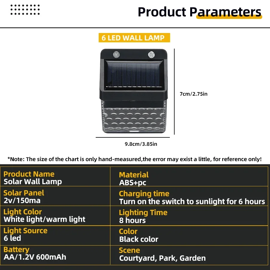 LED ソーラーライト PIR モーションセンサーウォールラ - Outdoor Lighting Waterproof のレビューと価格