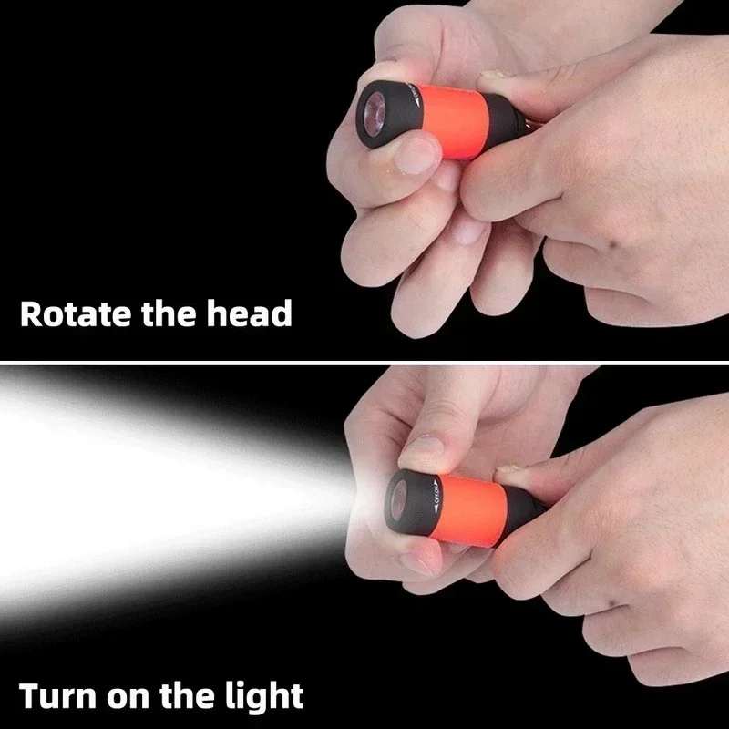 USB充電式LED多機能強力ライトポケットキーホルダー懐中電 - Outdoor Lighting Lumen のレビューと価格