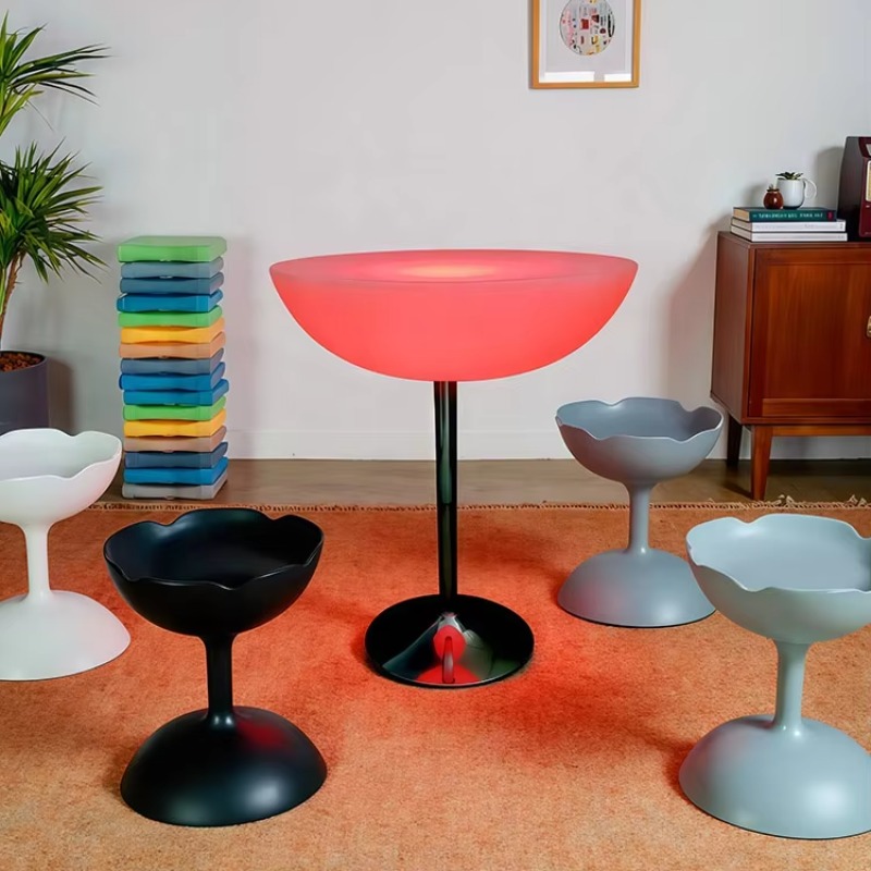 ポータブルLEDライトバーテーブルチェア、屋外パティオ装飾用 - Outdoor Lighting Restaurant のレビューと価格
