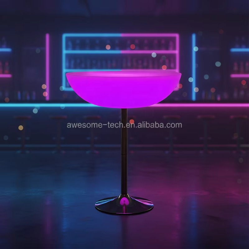 ポータブルLEDライトバーテーブルチェア、屋外パティオ装飾用 - Outdoor Lighting Restaurant のレビューと価格