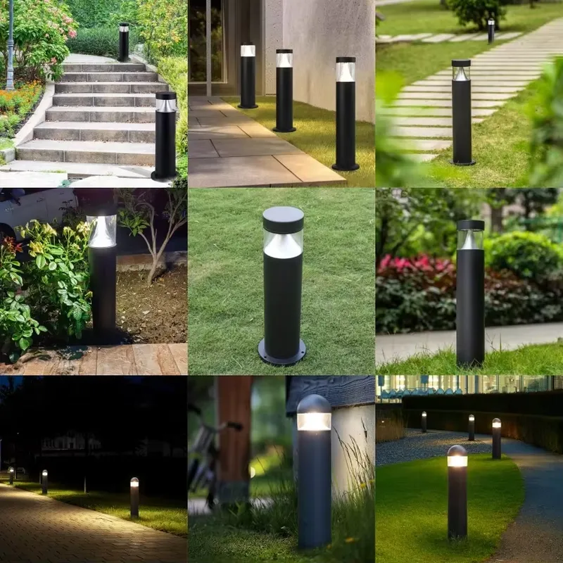 3/7/12W モダンアルミ製LEDボラードライト 防水IP - Bollard Light Garden のレビューと価格