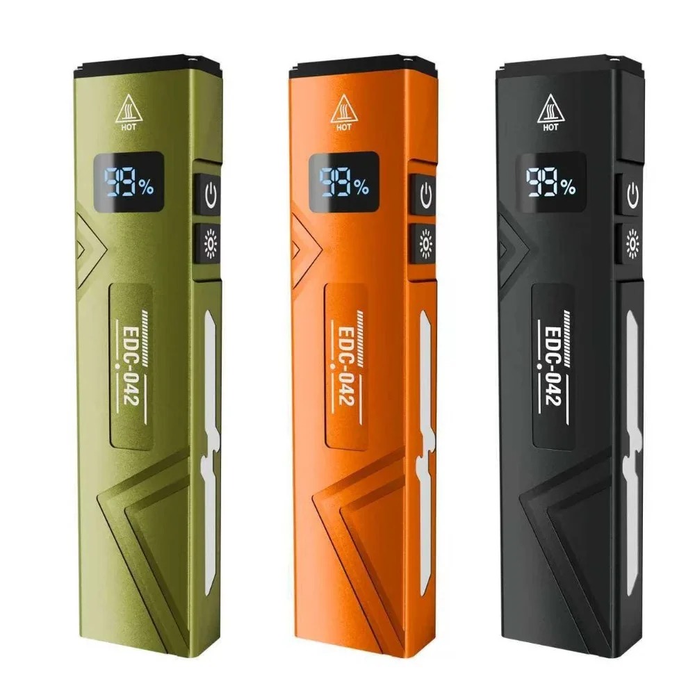新しい EDC ミニ超高輝度懐中電灯両面ライトタイプ C 充 - Outdoor Lighting Types のレビューと価格