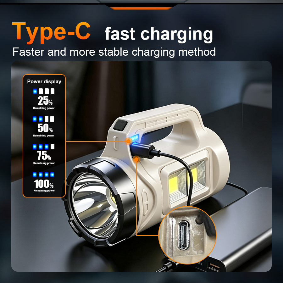 マルチシーンハンドヘルド LED トーチソーラー Type- - Outdoor Lighting Lumen のレビューと価格