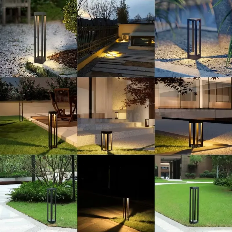 COBチップLEDボラードライトIP65防水AC電源屋外ガー - Bollard Light Garden のレビューと価格