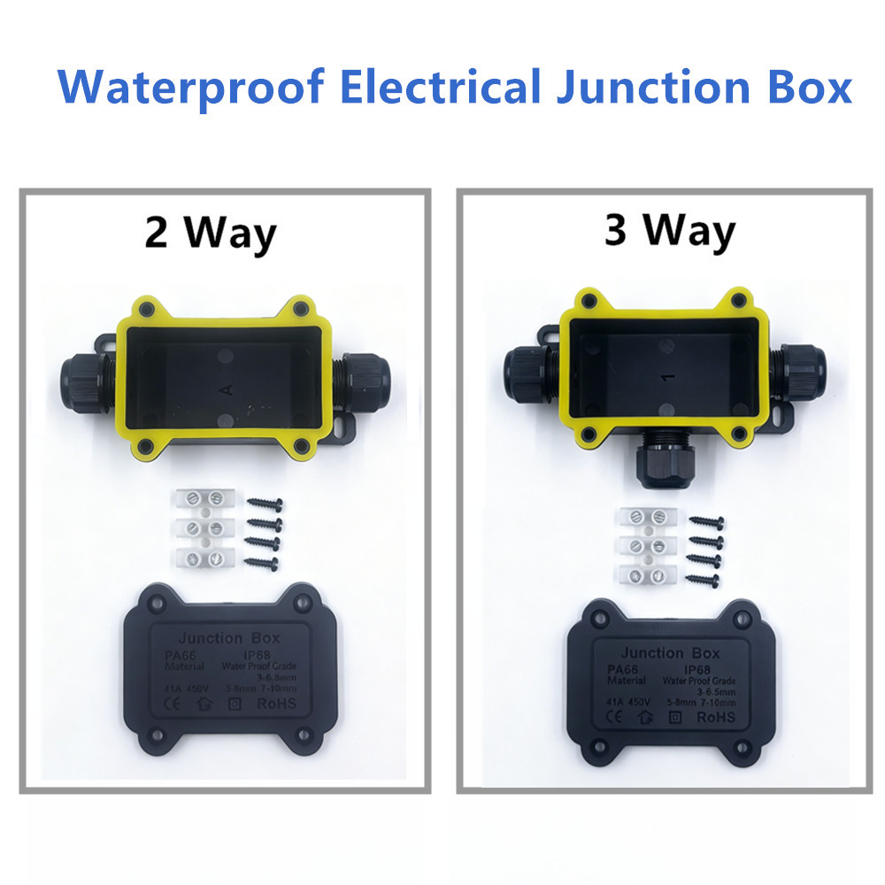 IP68防水ジャンクションボックス 2/3ウェイ屋外ケーブル - Outdoor Lighting Junction のレビューと価格