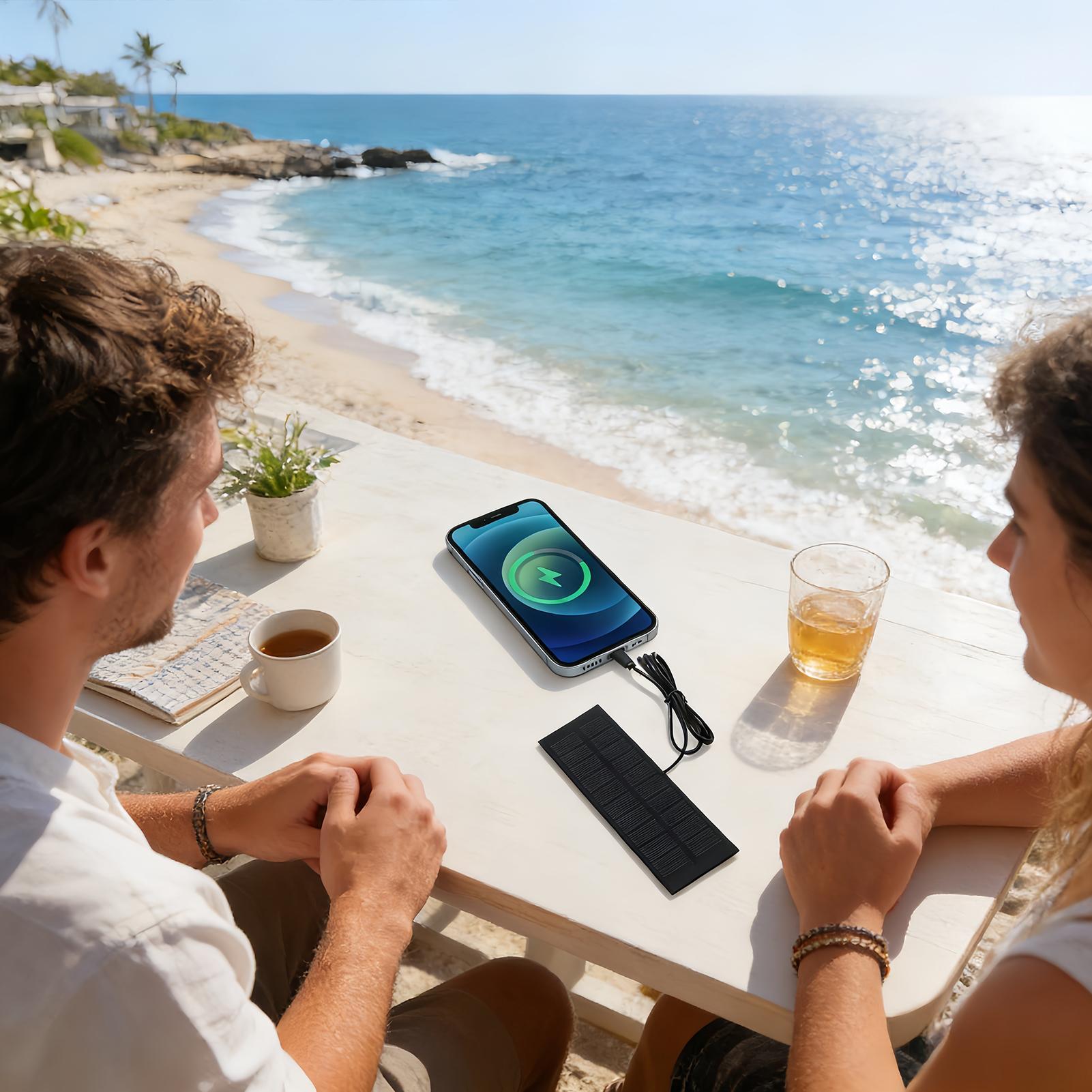 5W 5V ソーラーパネル充電器 タイプC出力付き 緊急電源 - Outdoor Lighting Transformer のレビューと価格