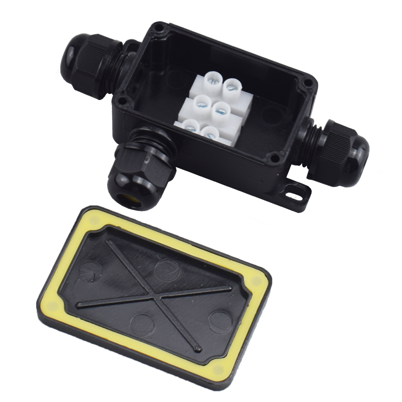 3ウェイ屋外防水IP66電気ケーブルワイヤコネクタジャンクシ - Outdoor Lighting Junction のレビューと価格