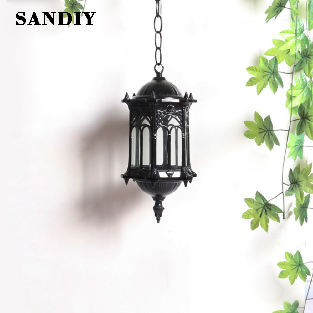 SANDIY 屋外ペンダントランプレトロハングライトヴィンテ - Outdoor Lighting Restaurant のレビューと価格