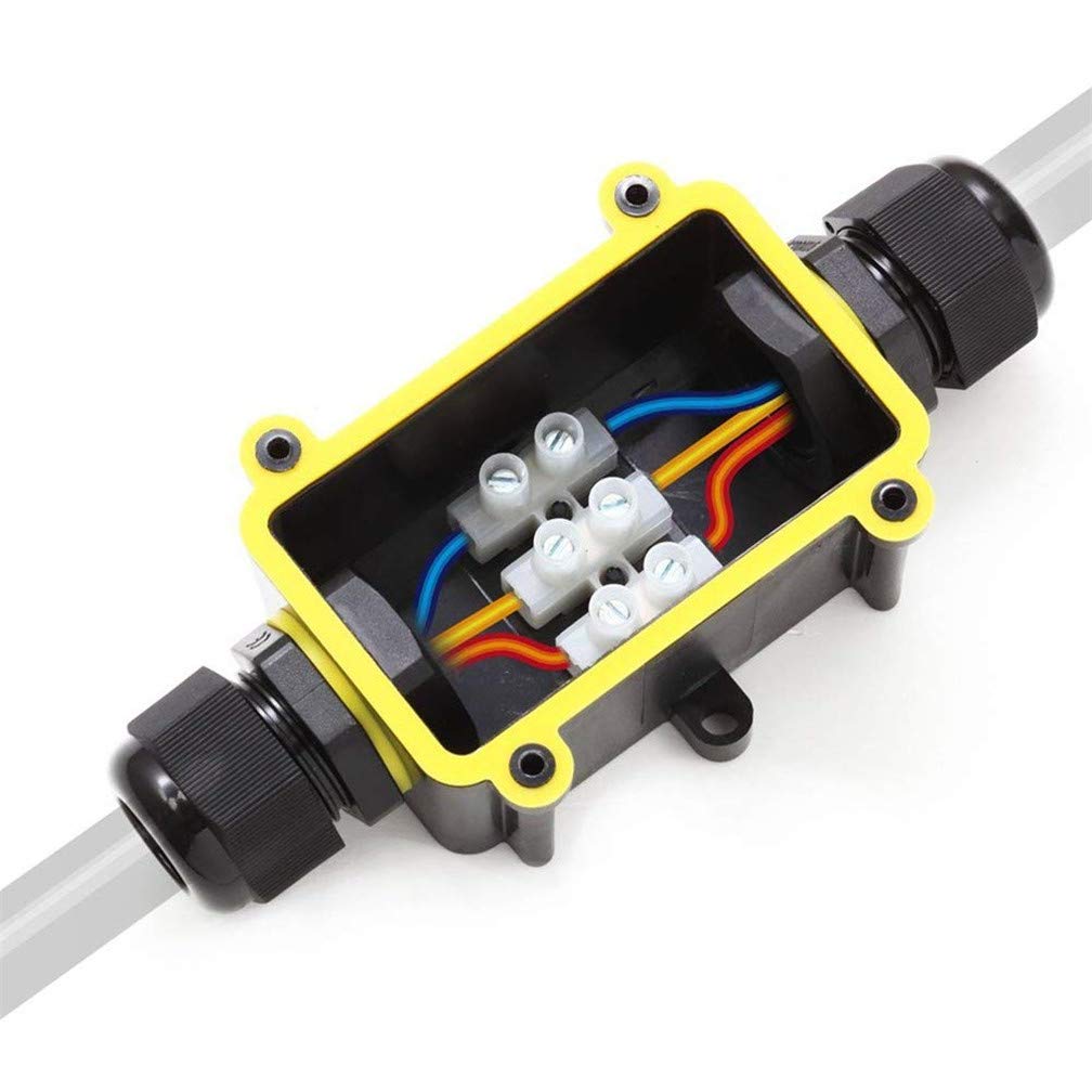 2ウェイ屋外防水IP66電気ケーブルワイヤコネクタジャンクシ - Outdoor Lighting Junction のレビューと価格