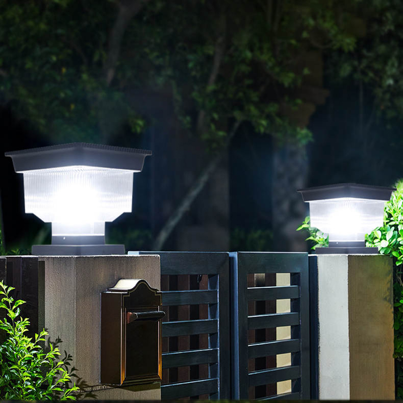 現代的な防水LEDソーラーパワーメインゲートコラムライト、屋 - Outdoor Lighting Mains Powered のレビューと価格