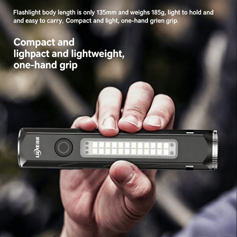 LED 強力な光懐中電灯タイプ C 充電小型ポータブル作業灯 - Outdoor Lighting Types のレビューと価格