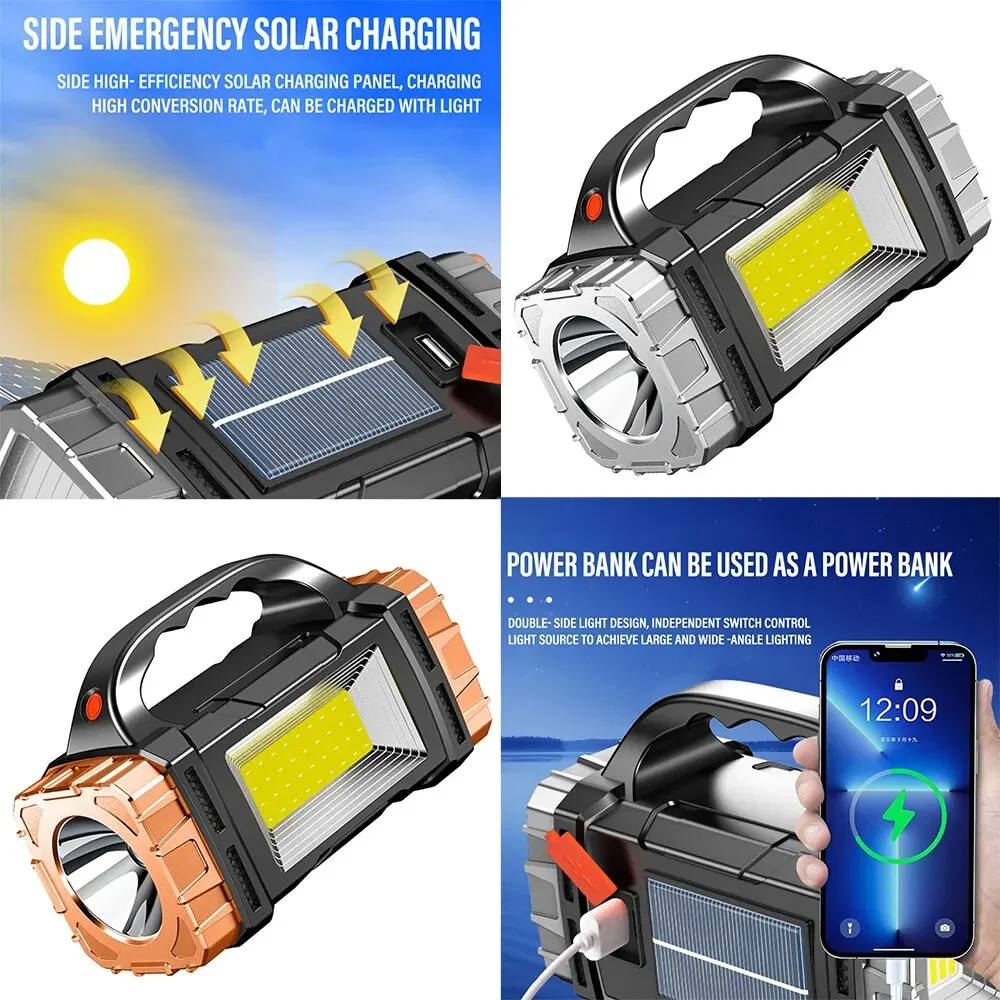 新しいアップグレード充電式ハイパワーソーラー LED 懐中電 - Outdoor Lighting Transformer のレビューと価格