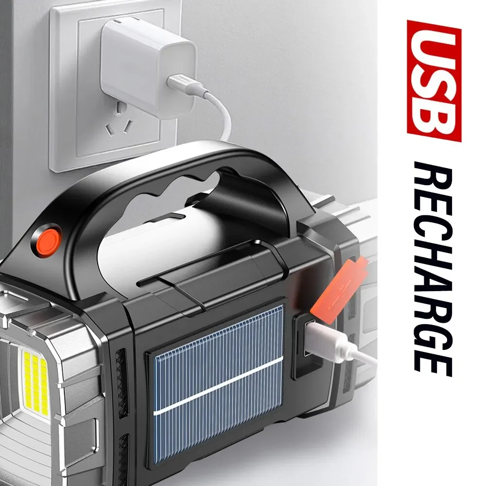 新しいアップグレード充電式ハイパワーソーラー LED 懐中電 - Outdoor Lighting Transformer のレビューと価格