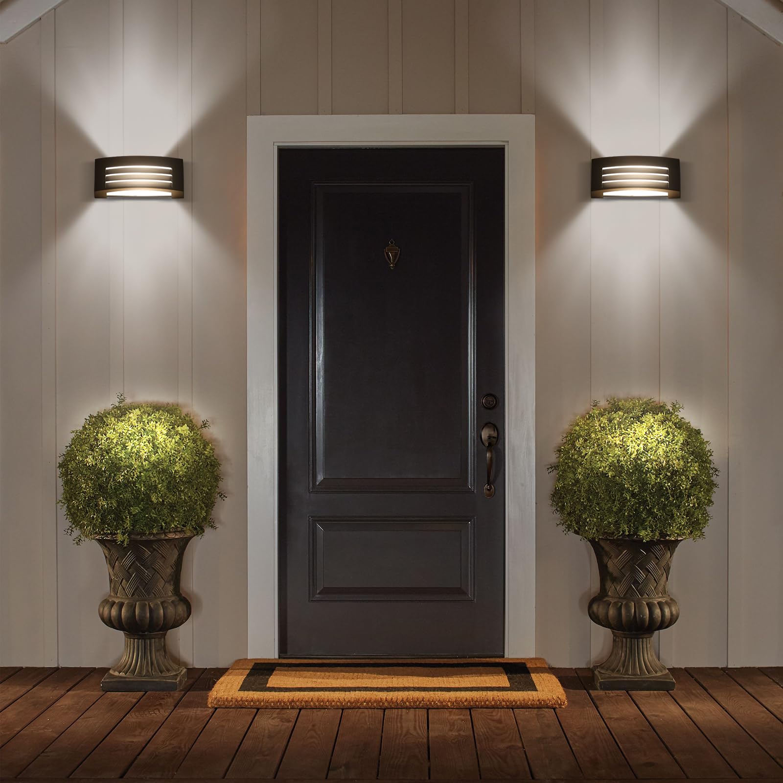 防水アルミニウム屋外ウォールライト,屋外LEDライト,E27 - Outdoor Lighting Mains Powered のレビューと価格