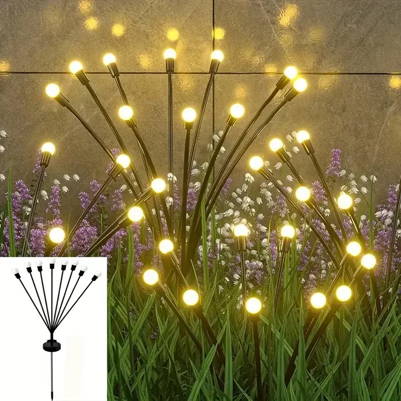屋外ソーラーパスウェイライト 防水 6/8/10ヘッド LE - Bollard Light Garden のレビューと価格