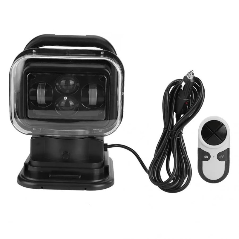 LEDサーチライト、60W 12V24Vリモコン付き360度 - Outdoor Lighting Controller のレビューと価格