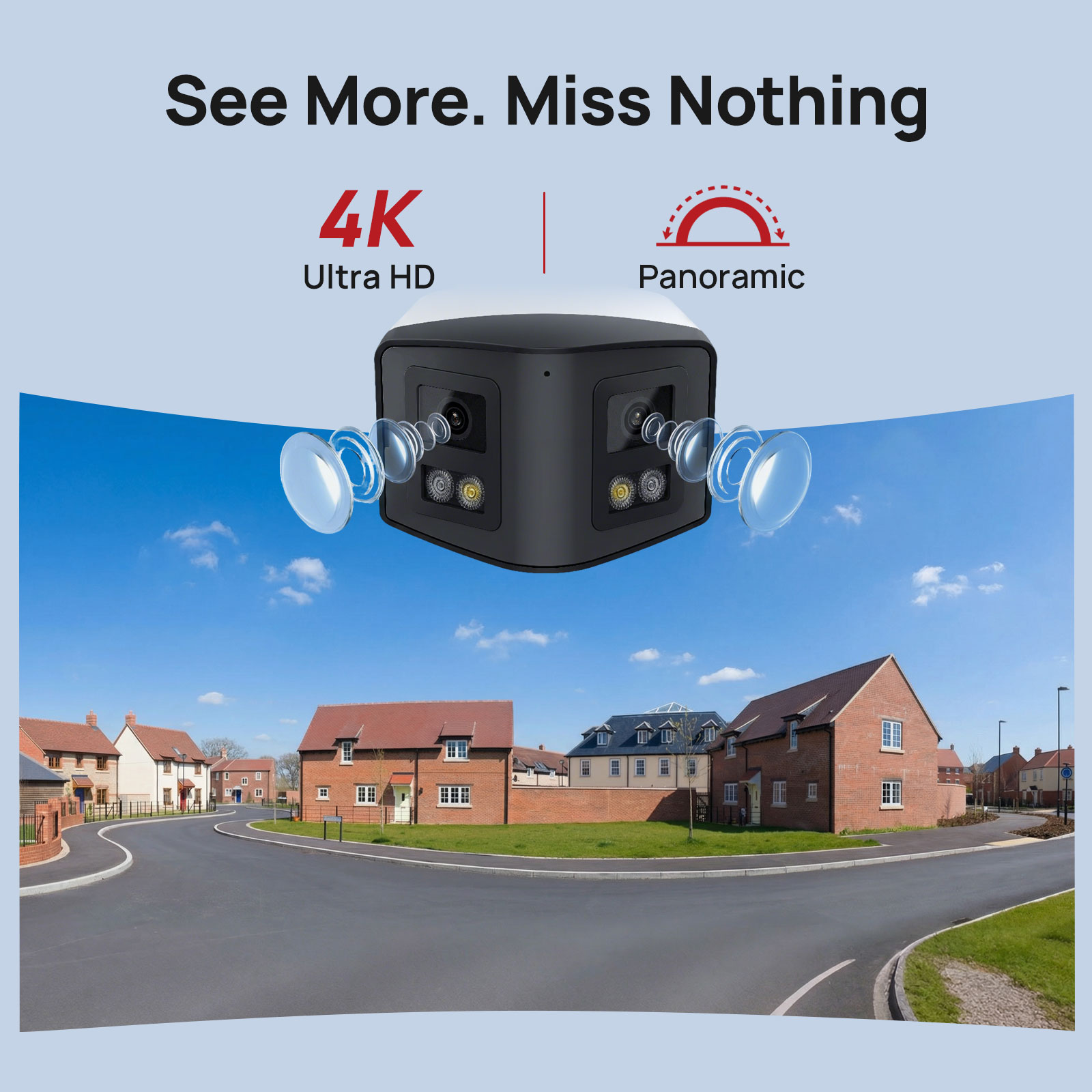 VIKYLIN 170 °   パノラマセキュリティカメラ  - Outdoor Lighting Mains Powered のレビューと価格