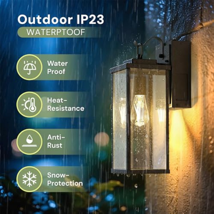 GFCIコンセント付きの改良型夕暮れから夜明けまで点灯する屋 - Outdoor Lighting No Outlet のレビューと価格