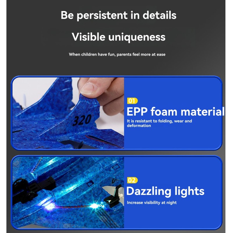 グライダー、子供向けギフト、320リモコン飛行機、フォーム戦 - Outdoor Lighting Vendor のレビューと価格
