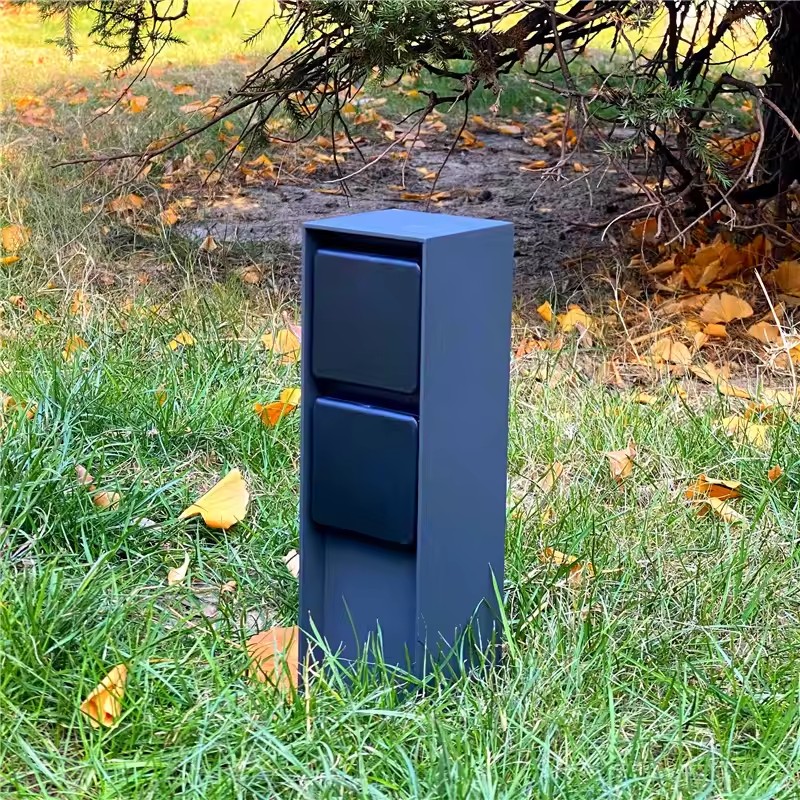 高出力屋外防水ソケット杭設置型耐候性電気コンセント（ガーデン - Outdoor Lighting No Outlet のレビューと価格