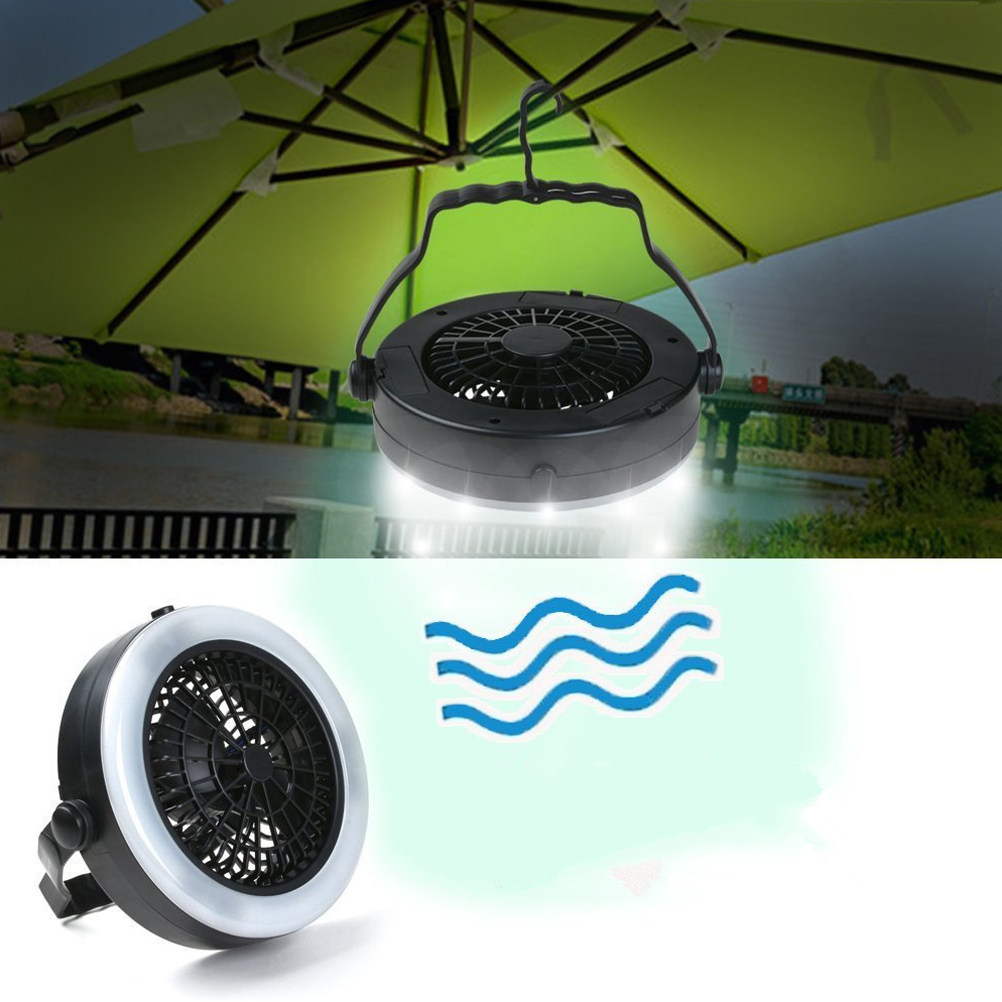 USB電源3-in-1キャンプファンランプ18LEDテントラ - Outdoor Lighting No Outlet のレビューと価格