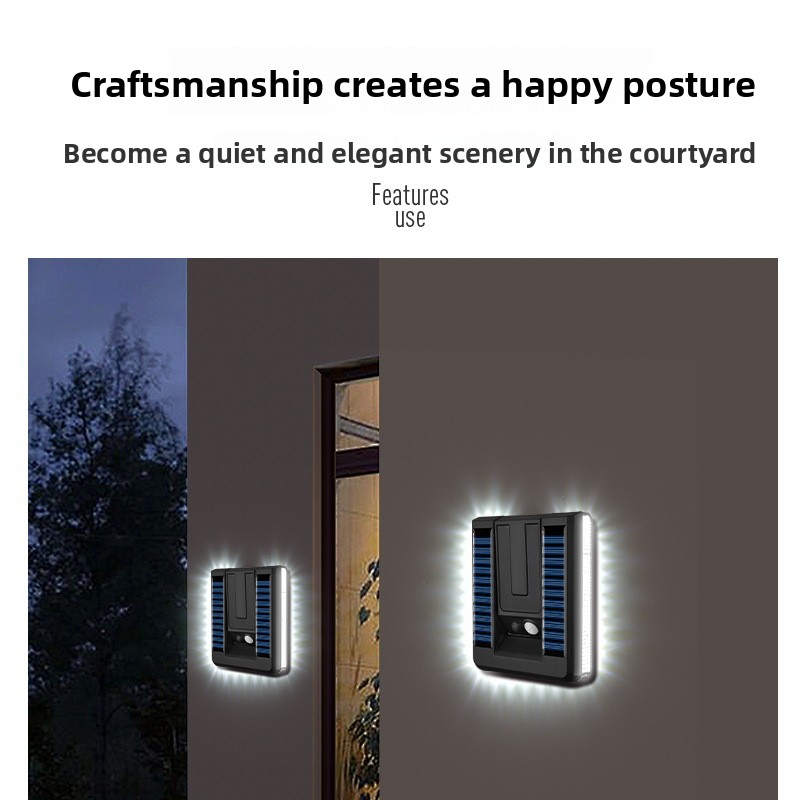 新しいスマート屋外折りたたみソーラーウォールランプヨーロピア - Outdoor Lighting Controller のレビューと価格